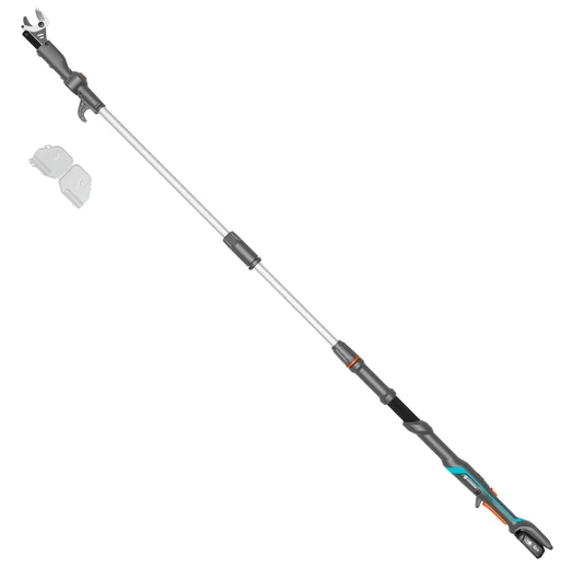 GARDENA Akkuoksaleikkuri HighCut 250/18V P4A teleskooppivarrella sis. akun